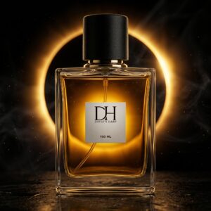 Bottle of Oud Eclipse Extrait perfume by David's Harp with spices