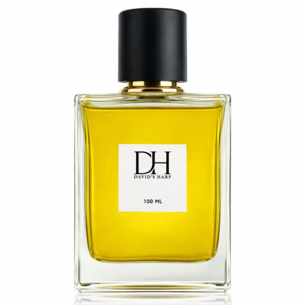Bottle of Oud Eclipse Extrait perfume by David's Harp with spices